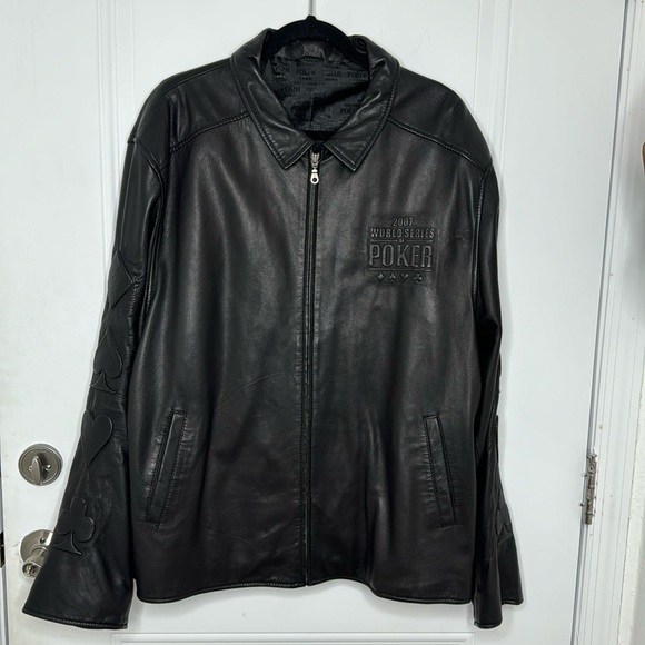 World Series Of Poker Other - Leather World Series of poker jacket